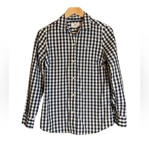 3 for $30! Vineyard wine checked button down top